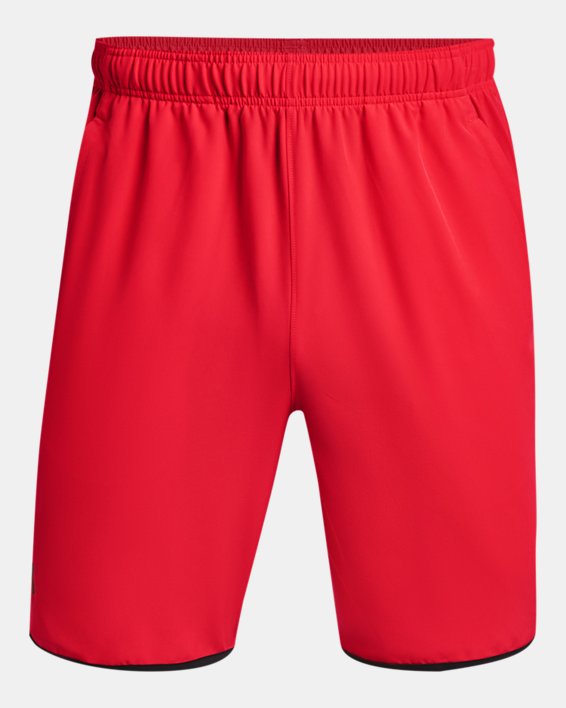 Shorts UA HIIT Woven para Hombre, Red, pdpMainDesktop image number 5